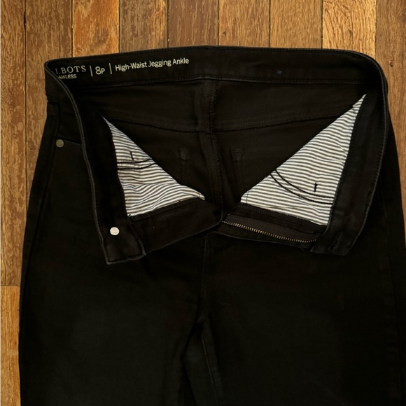 Talbots Flawless High Waist jeggings Ankle black size 8P - Picture 5 of 13